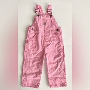 Carhartt Pink Overalls 2T